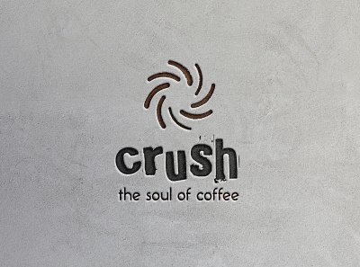 Logo Design for an Youth Coffee Shop "Crush" branding branding and identity business card design business cards coffee coffee logo coffee shop logo coffeeshop corporate branding corporate design corporate identity corporatedesign crush logo logo logo design logodesign logotype