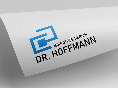 Logo for a Clinic MikroTESE in Berlin berlin logo blue logo branding and identity business cards clinic clinic logo corporate design corporate identity corporatedesign doctor logo dr logo geometric art geometric design hoffmann logo logo logo design logodesign logos logotype mikrotese logo