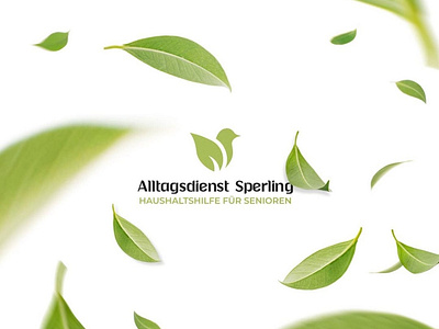 Logo for a German Cleaning Company  "Alltagsdienst Sperling"