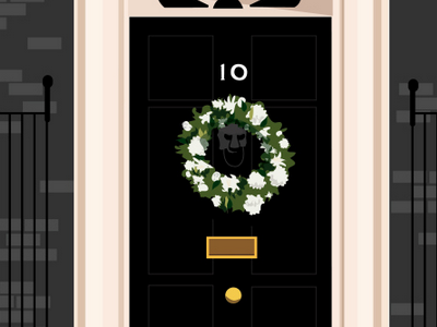 Tribute for Wordless News Today door vector wreath