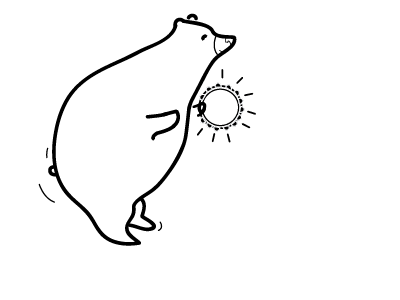 Bear Jam bear tambourine wiggle illustration vector