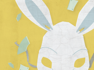 yellow_white rabbit by Maria Fabrizio on Dribbble