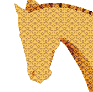 wall-paper-horse generic pattern horse yellow