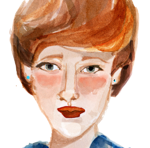 Joan? illustration photoshop watercolor