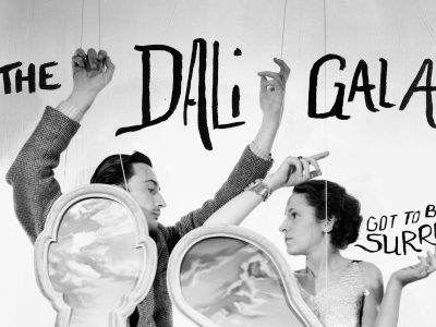 Dali Gala bw dali hand lettering image