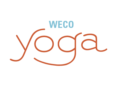 Weco Yoga custom lettering typography weco work yoga
