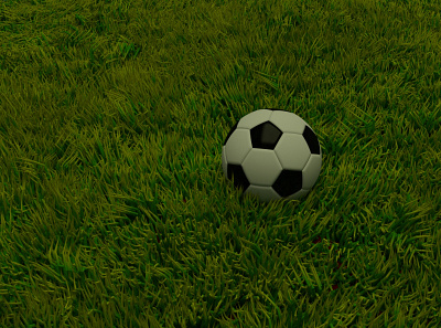 FOOTBALL IN BLENDER blender blender 3d blender3dart blendercycles design model modeling modelisation render rendered rendering