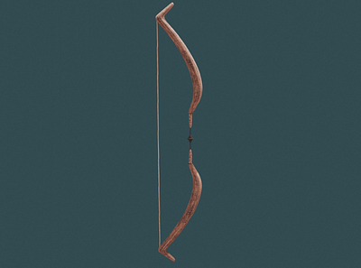 Survival Bow in Blender blender blender 3d blender3d blender3dart blendercycles illustration model modelisation modelling rendered rendering