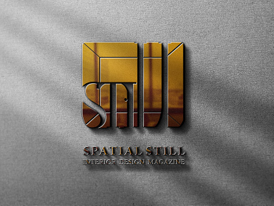 SPATIAL STILL - Interior design magazine branding classic contemporary cover design funky graphic design interior design logo magazine
