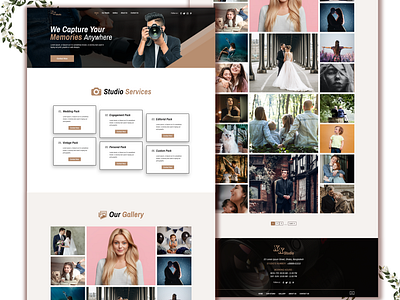 Photo studio website design
