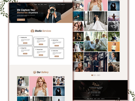 Photo Studio Website designs, themes, templates and downloadable ...