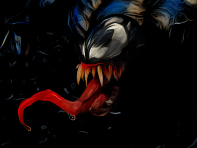 Venom (2018) - Key Visual 2018 black comic comic book design drawing hero hero image illustration marvel sony venom
