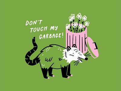 Don't Touch My Garbage!! 🌿🗑🦝🌿