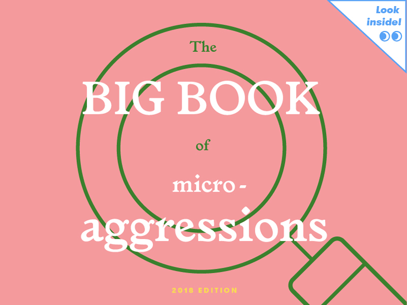 The Big Book of Microaggressions book design feminism feminist intersectionality microaggressions type white feminism whm women womens history month