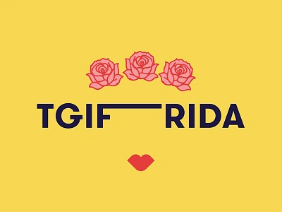 TGIFrida design feminism feminist frida frida kahlo tgif type whm women womens history month