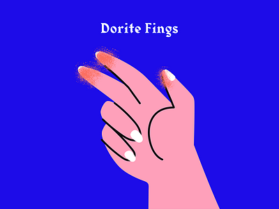 Dorite Fings chips design doodle doritos hand illo illustration lol