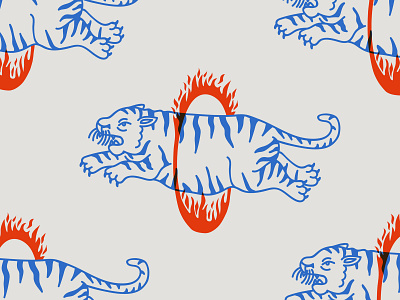 Oh Lawd, he comin design doodle fat funny illo illustration lol pattern sketch tiger