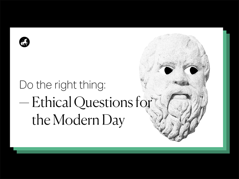 Do the right thing? animated animatedgif deck design ethics lol presentation socrates type typography