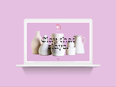 Sugar Plum Clay concept 🍑💻 adobe xd animation ceramics clay design design system ecommerce funny prototype ui ux website website concept wireframes xd