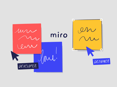 Miro Design Tool blog design design sprints design tool design tools illo illustration miro post it