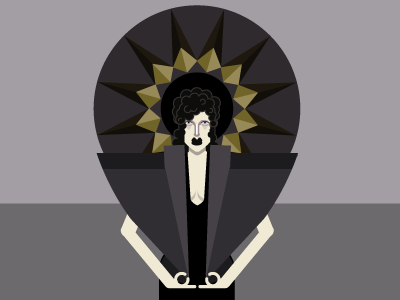 Gareth Pugh Runway gareth pugh illustration lfw vector