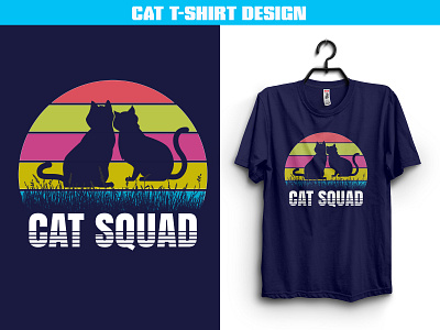 CAT T-SHIRT DESIGN cat cat design cat t shirt design design illustration t shirt tshirts