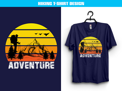 HIKING T-SHIRT DESIGN branding design hiking hiking tshirt hiking tshirt design hiking tshirt design illustration tshirt typogaphy typography t shirt design typography t shirt design online typography t shirt design vector