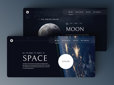 Space Tourism frontend design ui ux design web design