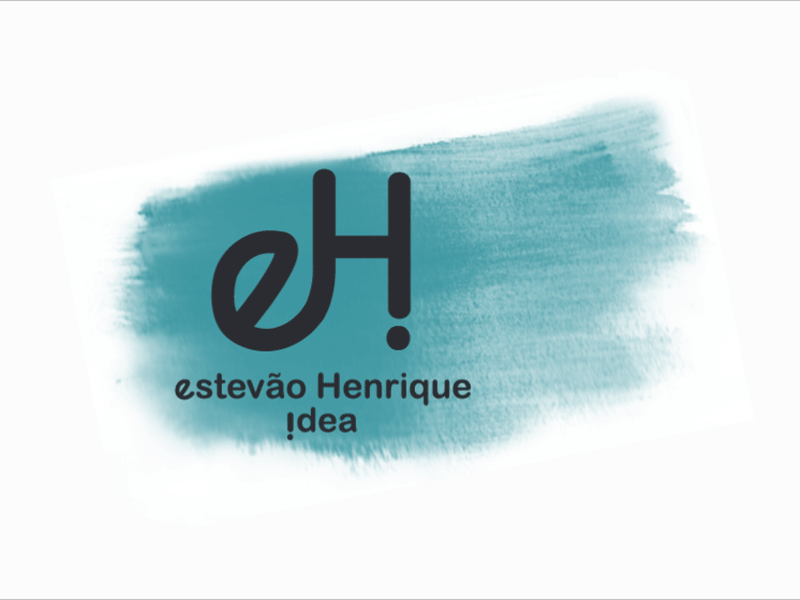 Animação de Logo - eH! animation art branding clean design graphic design illustration illustrator logo vector
