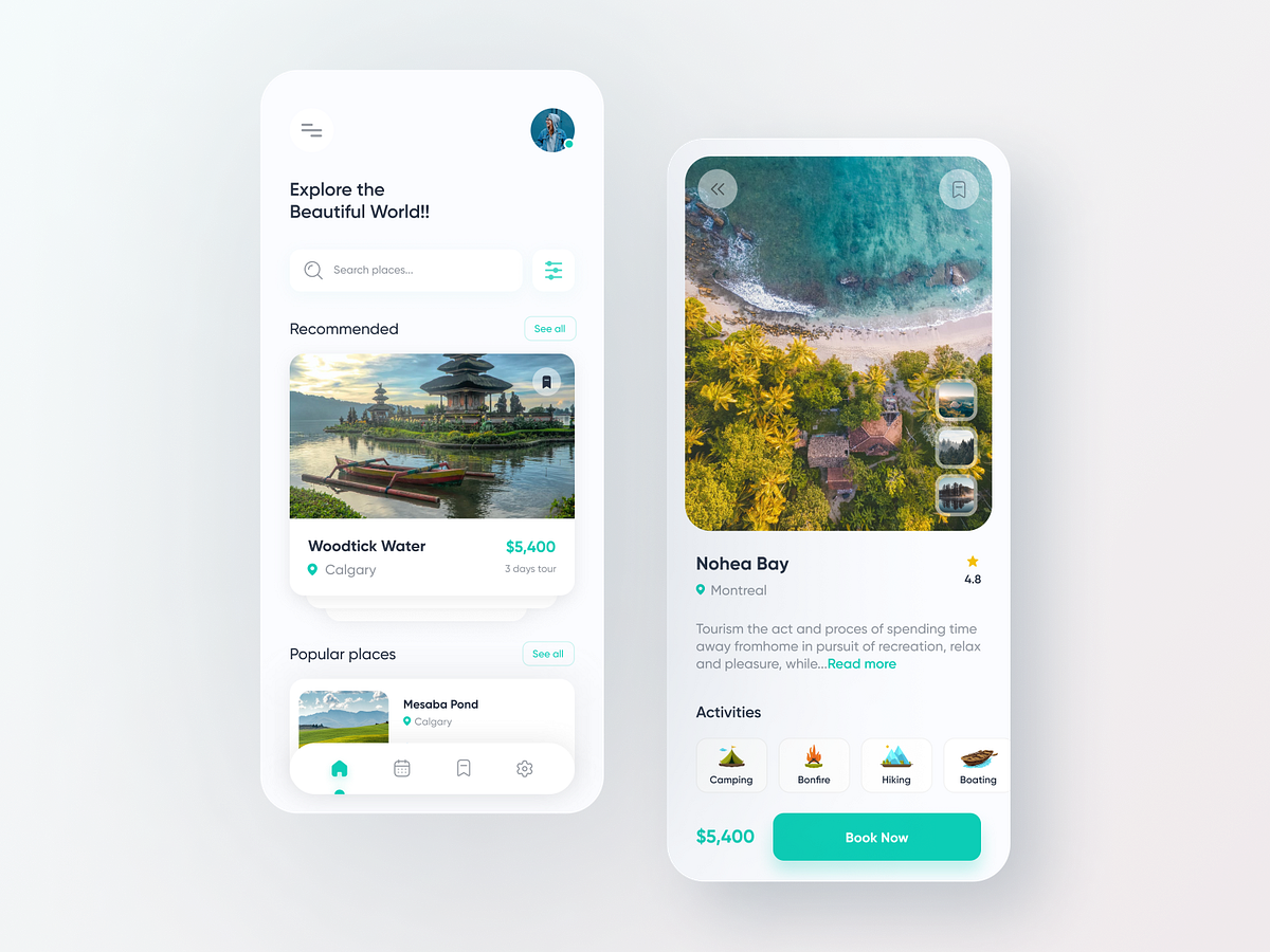 Tourism App Designs, Themes, Templates And Downloadable Graphic 