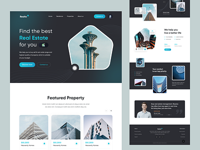 Real Estate Landing Page Design