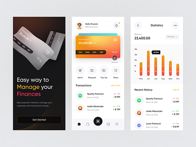 Finance Mobile App Concept