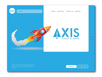 Axis logo branding design illustration illustrator logo logo design ui vector web website