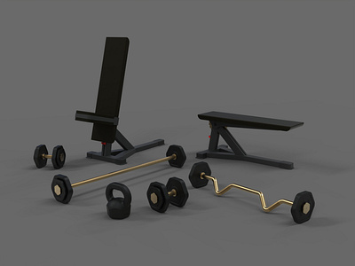 Weight Lifting Set 3d design industrial design product concept product design product development