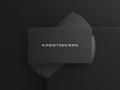 K2 Motorcars concept 3️⃣ auto automotive branding cars concept dealership idenity logo logo design simplistic typography wordmark