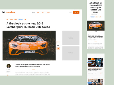 Motorious – Gallery article articles automotive beta blog car classic car classifieds desktop editorial gallery layout marketplace mobile mobile responsive styleguide ui ux web design wireframes