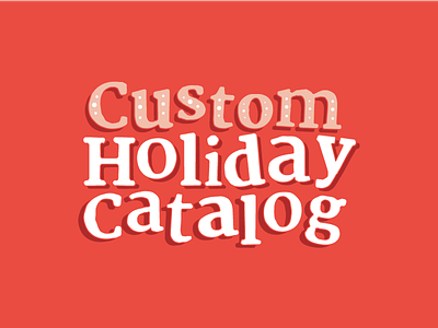 Type hype christmas hand made holidays lettering lockup typography