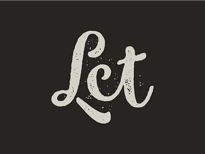LCT concierge grit hand lettering logo luxury script travel