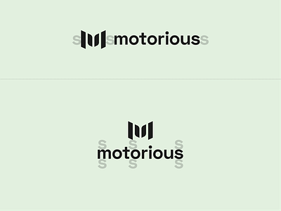 Motorious spacing brand branding clear space design guidelines logo space