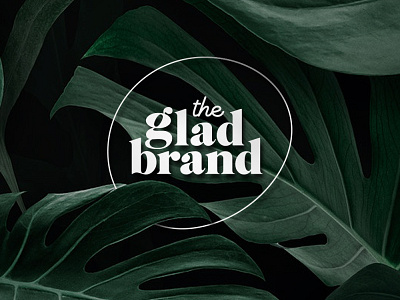 The Glad Brand agency logo branding logo logo design