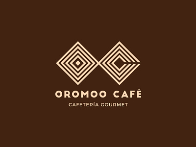Logo Oromoo Café branding coffeeshop logo