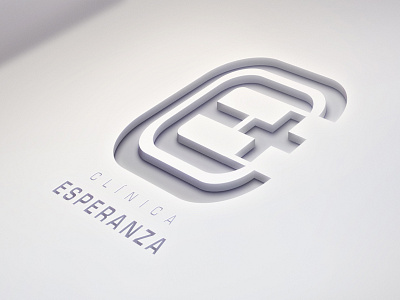 Logo Clínica Esperanza brand health identity logo