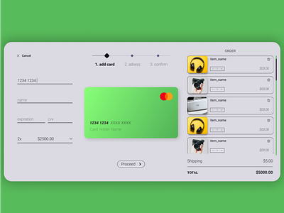DailyUI #002 - Credit Card Checkout!