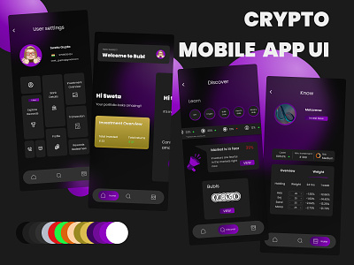 Crypto Mobile App UI