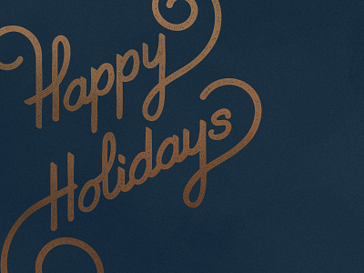 KSS Happy Holidays christmas happy holiday holidays merry christmas script typography winter