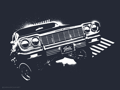 Joe's Midnight Run - shirt design branding car classic design illustration restaurant shirt vector