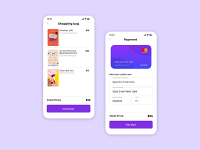 Credit Card Checkout mobile design mobile ui ui uichallenge uidesign