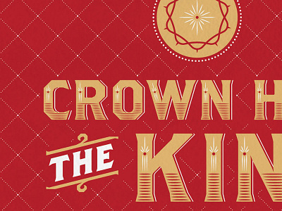 Crown album cd packaging crown typography