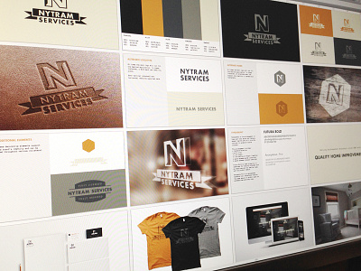 Nytram Services Identity apparel brand branding design identity logo typography vintage web website