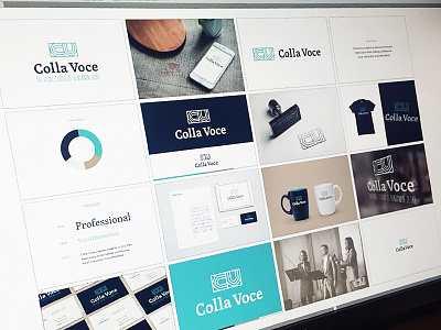 Colla Voce branding colla voce identity logo singing typography voice